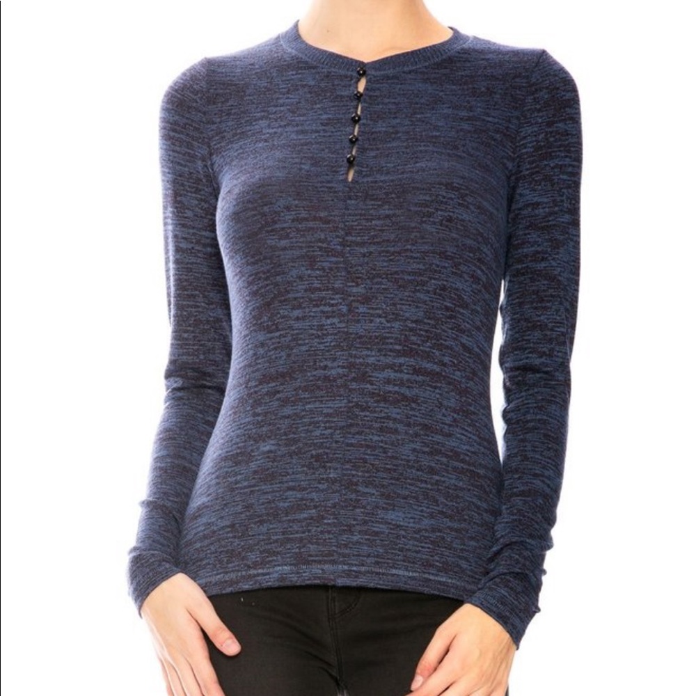 Rag & Bone S Bowery Moonlight Button-front Top!